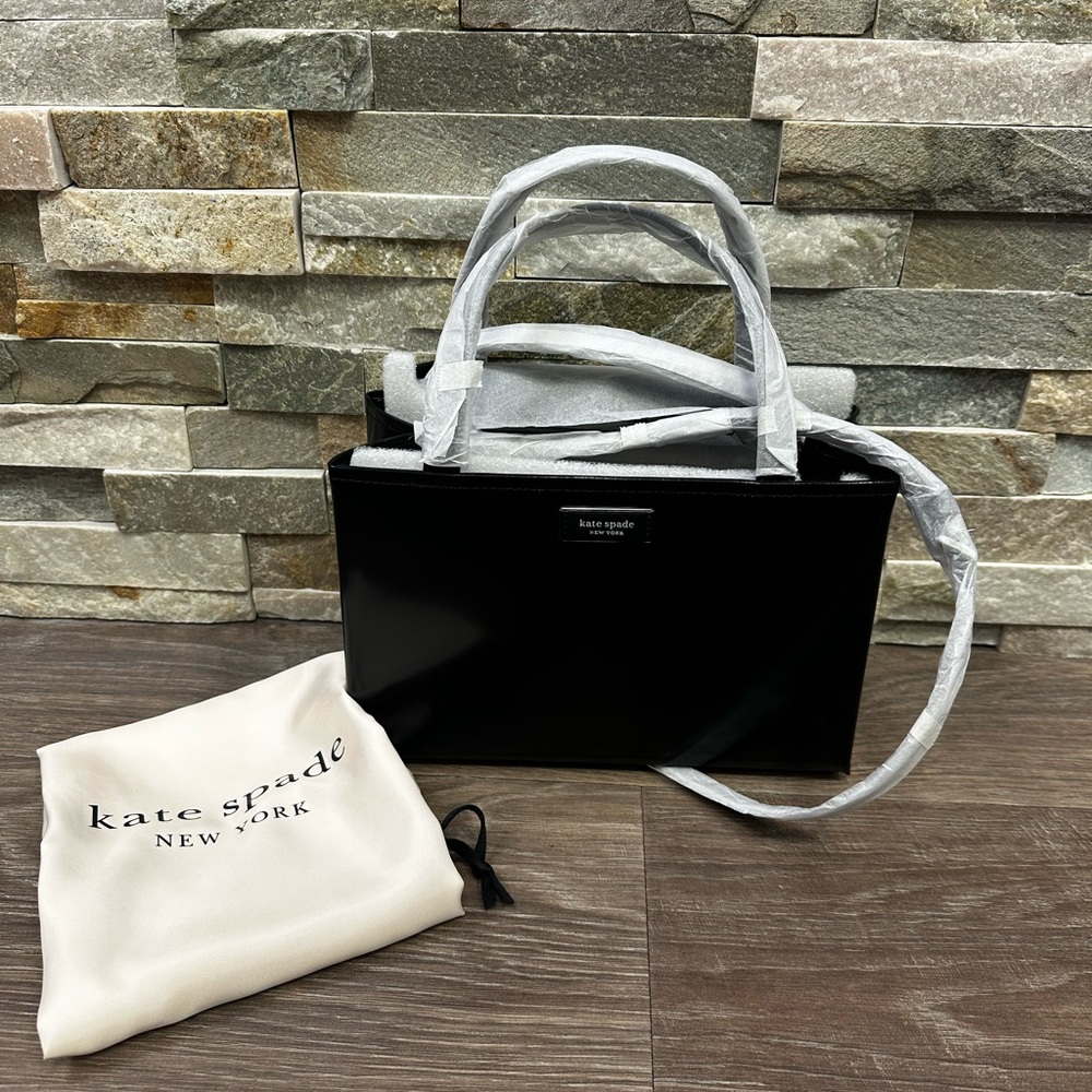 kate spade new york Sam Icon Spazzolato Leather Small Tote
